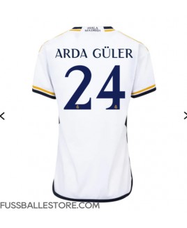 Günstige Real Madrid Arda Guler #24 Heimtrikot Damen 2023-24 Kurzarm